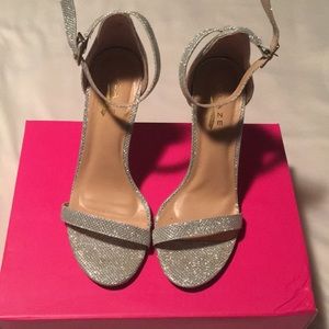 Silver Heels worn once